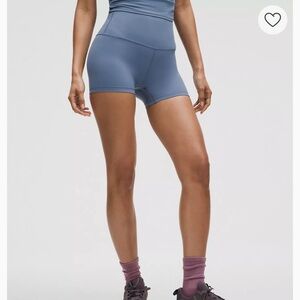 Lululemon Align™ High-Rise Short 4" NWT size 6 washed denim